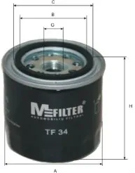 Масляний фільтр TF34 Mfilter