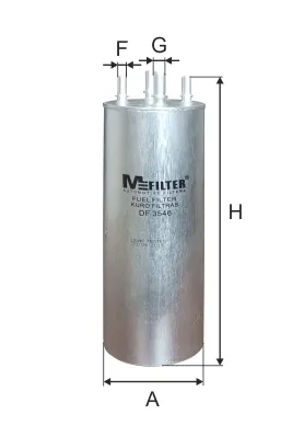 Паливний фільтр DF3546 Mfilter