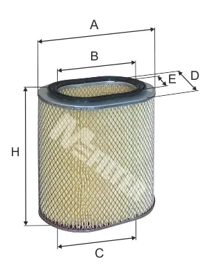 Повітряний фільтр A238 Mfilter