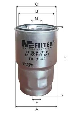 Паливний фільтр DF3542 Mfilter