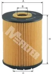 Масляний фільтр TE636 Mfilter