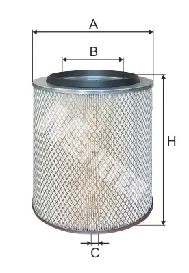 Повітряний фільтр A1561 Mfilter