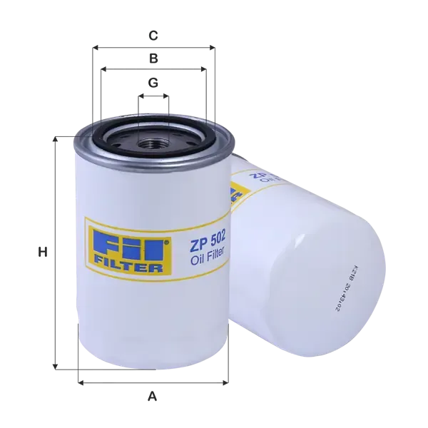 Масляний фільтр ZP502 FIL Filter