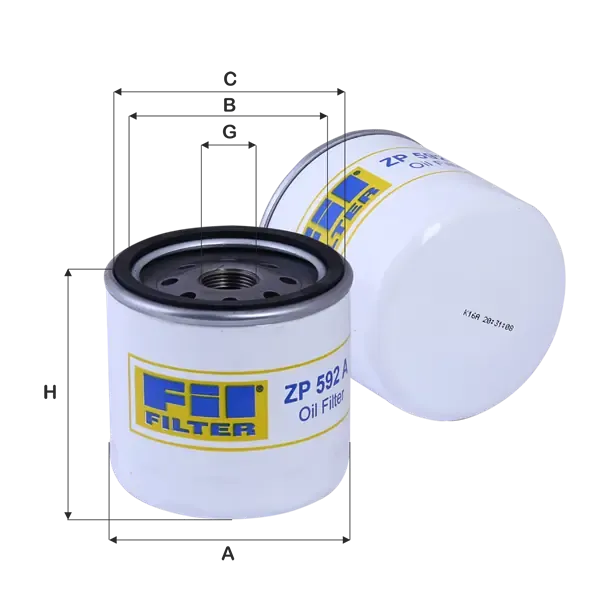 Масляний фільтр ZP592A FIL Filter