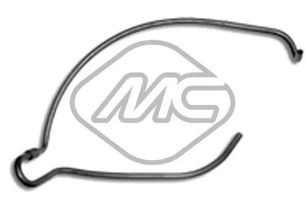 Шланг розширювального бачка, верхній 08603 Metalcaucho