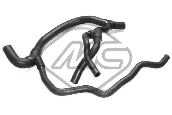 Шланг/патрубок радіатора охолодження, нижній 08724 Metalcaucho