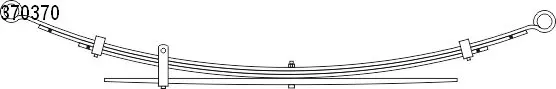 Ресори задні 1037037000 CS Germany