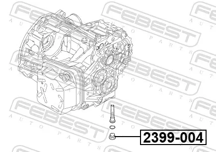 Пробка піддона АКПП 2399004 Febest