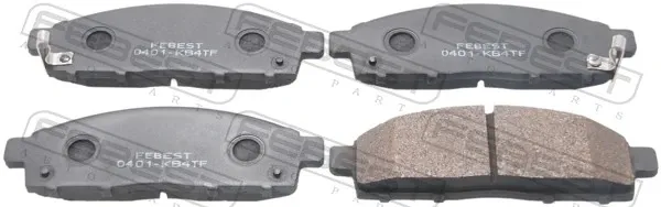 Передні тормозні колодки 0401KB4TF Febest