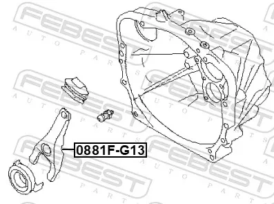 Вилка зчеплення Subaru Legacy IV