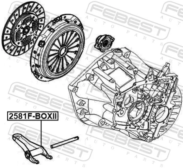  Вилка зчеплення Peugeot Boxer 