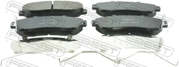 Передні тормозні колодки 0301CRVF Febest