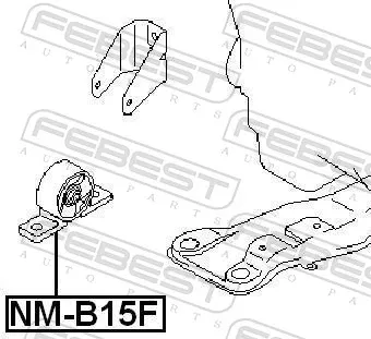 Купити Подушка двигуна передня Nissan Almera CLASSIC B10RS