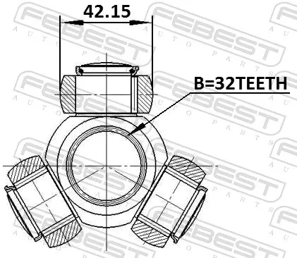 Тришип 0116ASV50 Febest