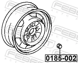 Гайка колеса на Toyota Carina II T17