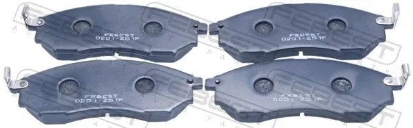 Передні тормозні колодки 0201Z51F Febest