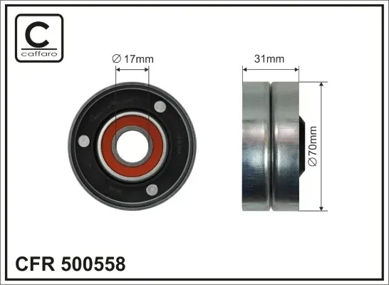 Натяжний ролик 500558 Caffaro