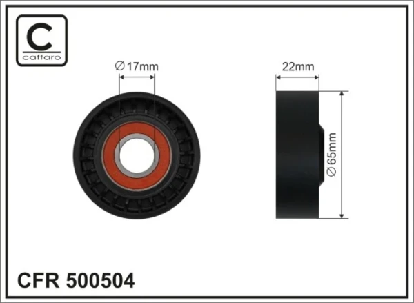 Натяжний ролик 500504 Caffaro