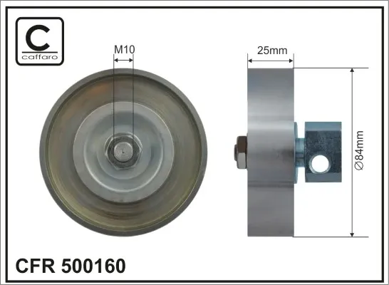 Натяжний ролик 500160 Caffaro