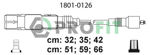 Високовольтні дроти 18010126 Profit