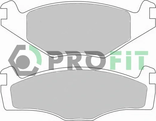 Передні тормозні колодки 50000419 Profit