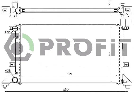 Радіатор PR9567A8 Profit