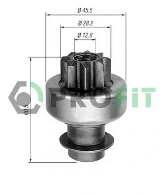 Бендикс стартера 18066 ZNP