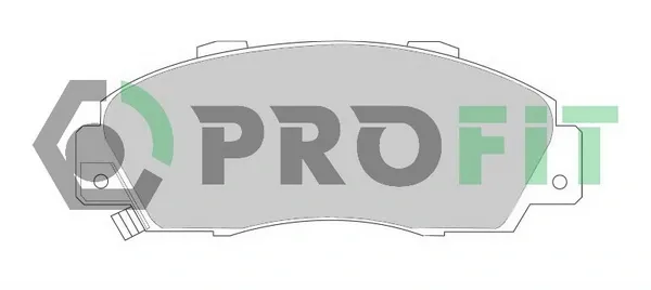 Передні тормозні колодки 50000905 Profit