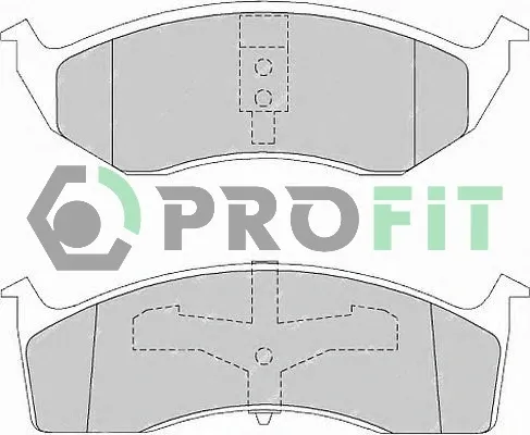 Передні тормозні колодки 50001098 Profit