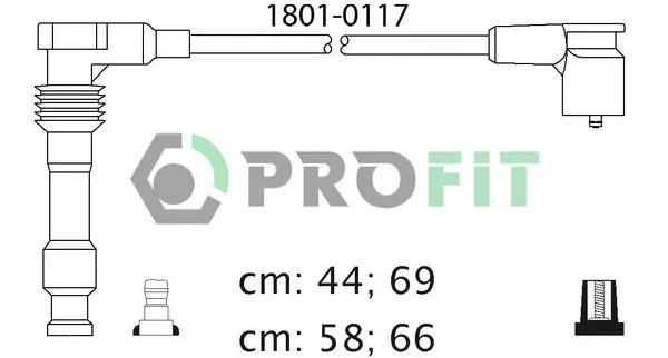 Високовольтні дроти 18010117 Profit