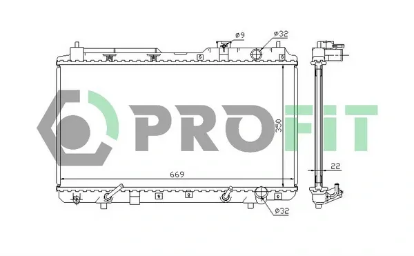 Радіатор PR2915A1 Profit