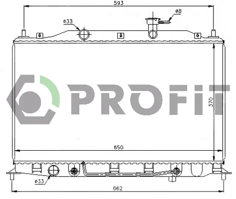 Радіатор PR1807A5 Profit