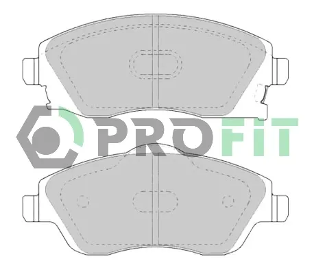 Передні тормозні колодки 50001424 Profit
