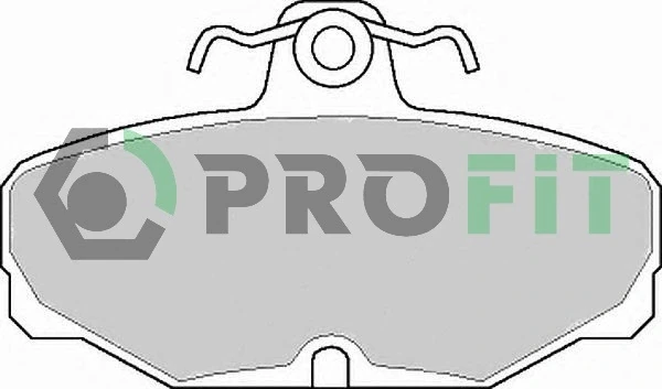 Задні гальмівні колодки 50000398 Profit