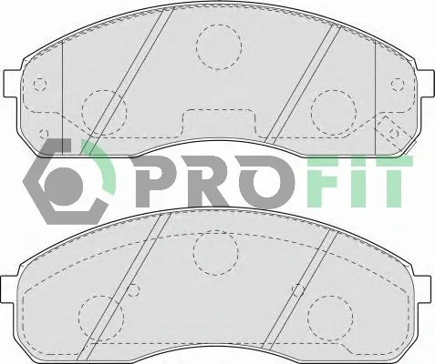 Передні тормозні колодки 50001595 Profit