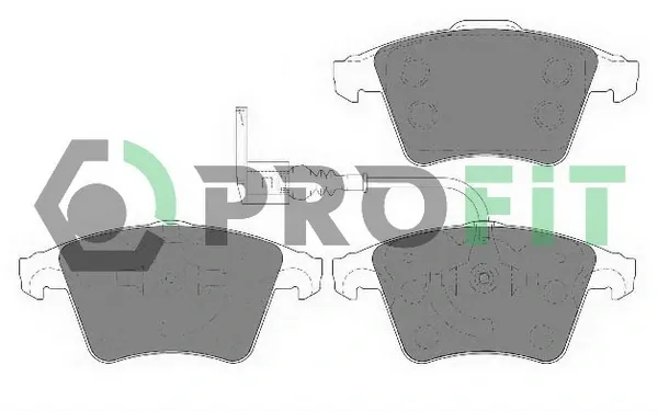 Передні тормозні колодки 50001642 Profit