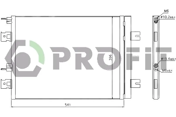 Радіатор кондиціонера PR1901C3 Profit