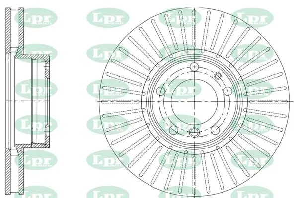 Гальмівні диски передні B2029V LPR