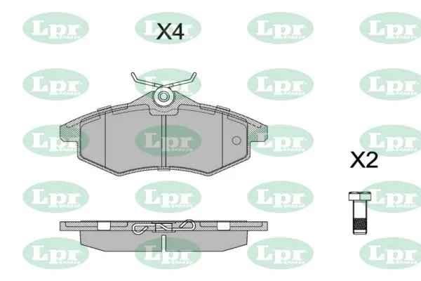 Передні тормозні колодки 05P805 LPR
