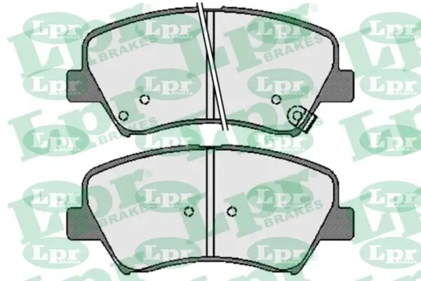 Передні тормозні колодки 05P1753 LPR