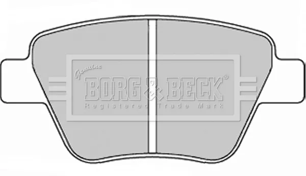 Задні гальмівні колодки BBP2242 Borg&beck