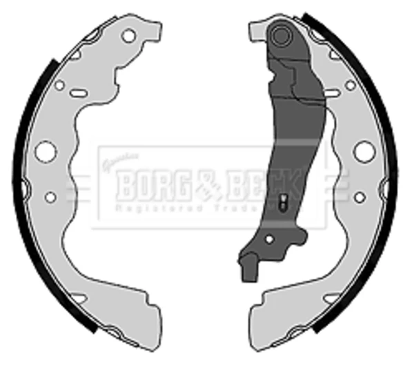 Колодки гальмові задні, барабанні BBS6399 Borg&beck