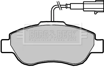 Передні тормозні колодки BBP2416 Borg&beck