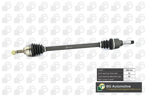 Піввісь права DS1420R BGA