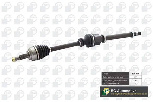Піввісь права DS7354R BGA