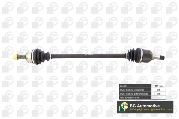 Піввісь права DS2201R BGA