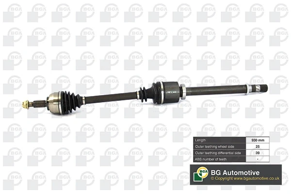 Піввісь права DS7331RA BGA