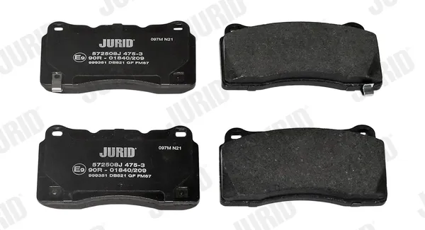 Передні тормозні колодки 572508J Jurid/Bendix
