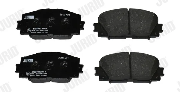Передні тормозні колодки 572578J Jurid/Bendix