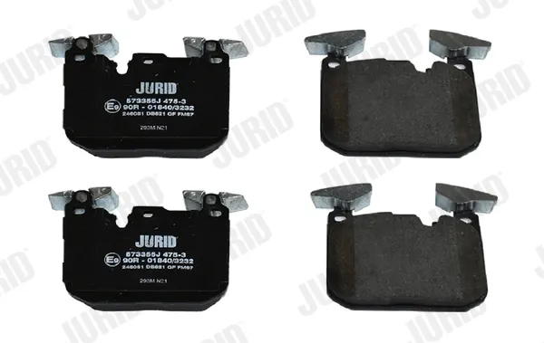 Передні тормозні колодки 573355J Jurid/Bendix